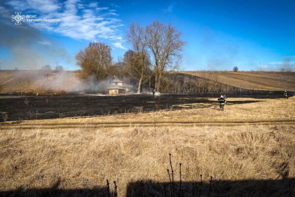 Майже 60 пожеж трапилось цих вихідних трапилося на Тернопільщині