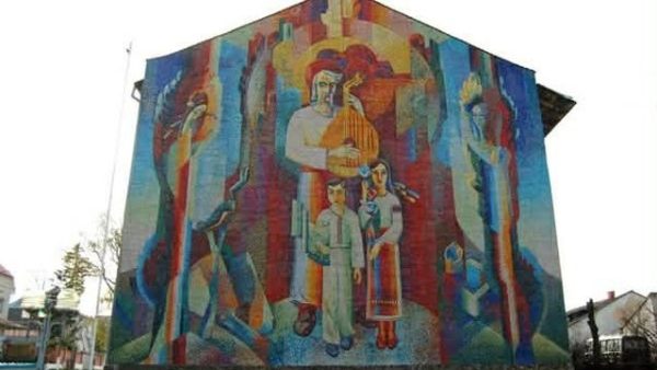 мозаїчні панно на будівлях Тернопільщини